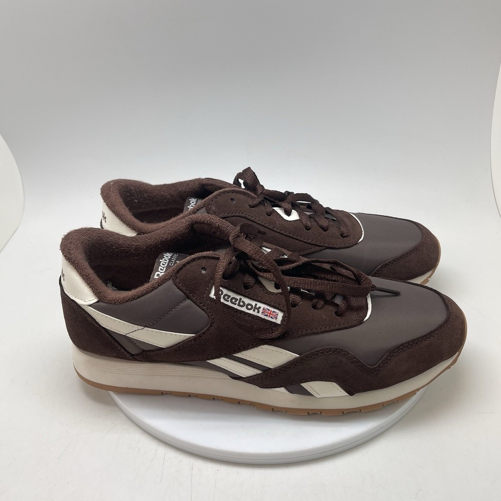 Asics Classic Shoes Mens 11 Nylon Campus Brown Comfort Gym Athletic Sneakers